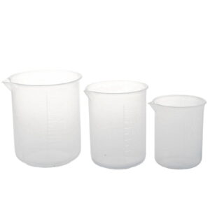 HOT 150 250 500 ml beaker of clear plastic 3 pcs. Measuring cup tool