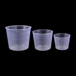 Small Plastic Glue Mixing Cup Bait Mix Measuring Cups Kit for Carp Fishing KbAL