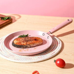 6 Inch Aluminum Skillet with Nonstick Coating, Omelette Pan for Home and Professional Use