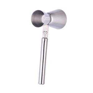 Stainless Steel Double Jigger Measure Cup with Handle for Cocktail Bartender