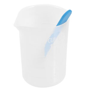 unbranded Air Dry Clay Glaze Silicone Measuring Cup Set Reusable Measuring Cups 11X8CM