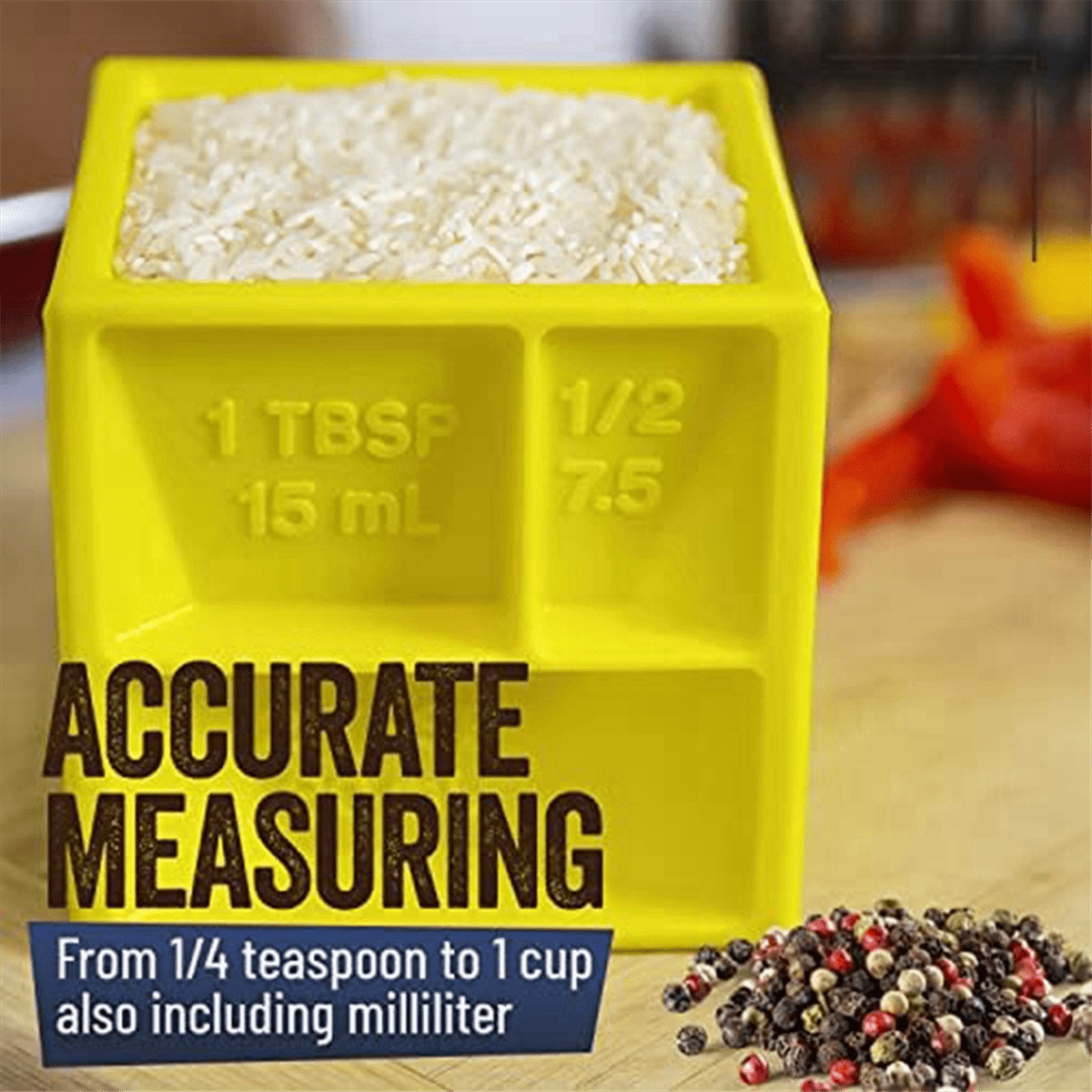 Cooking Measuring Cups, Dishwasher Safe Measuring Cup, Measure Spoons, Measuring Spoon Plastic - Image 6