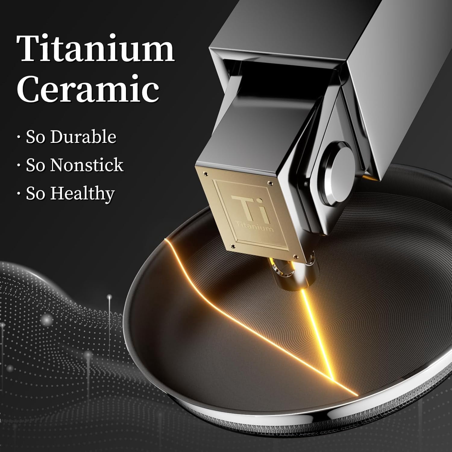 8 Inch Nonstick Ceramic Frying Pan with Cool Handle for All Cooktops - Image 7