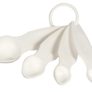 Set of 4 Nested Braille Measuring Spoons