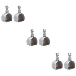 3 Pieces Rice Container Cookers Measuring Cups Noodles Grey