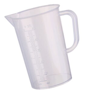 2pcs 500ML Cups Plastic Measuring Cups Transparent Volume Measurement Tools