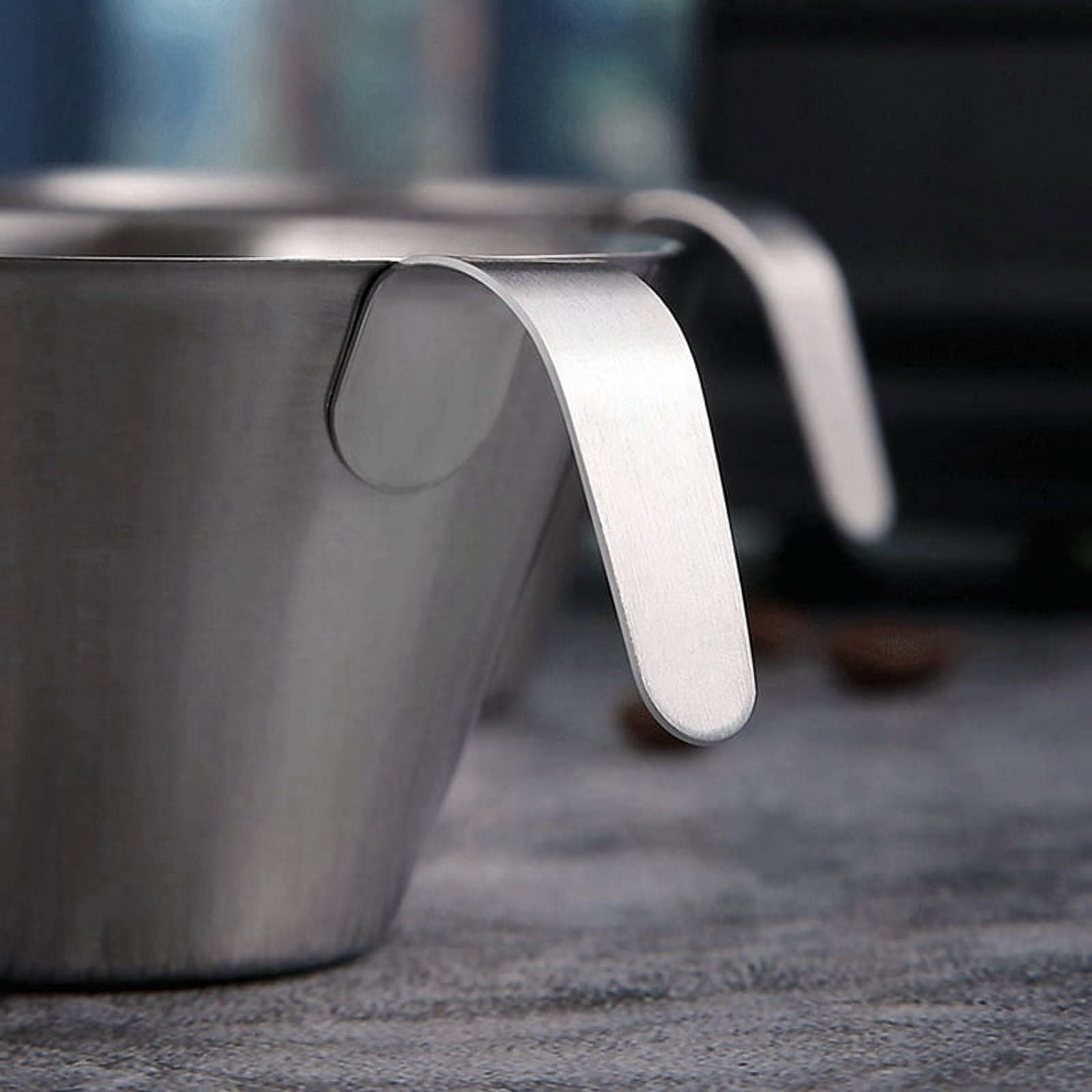 Espresso Shot Cups with Handle 90Ml Espresso Measuring Cup 4 Pack Stainless Steel Pouring Cup for Coffee Espresso - Image 9