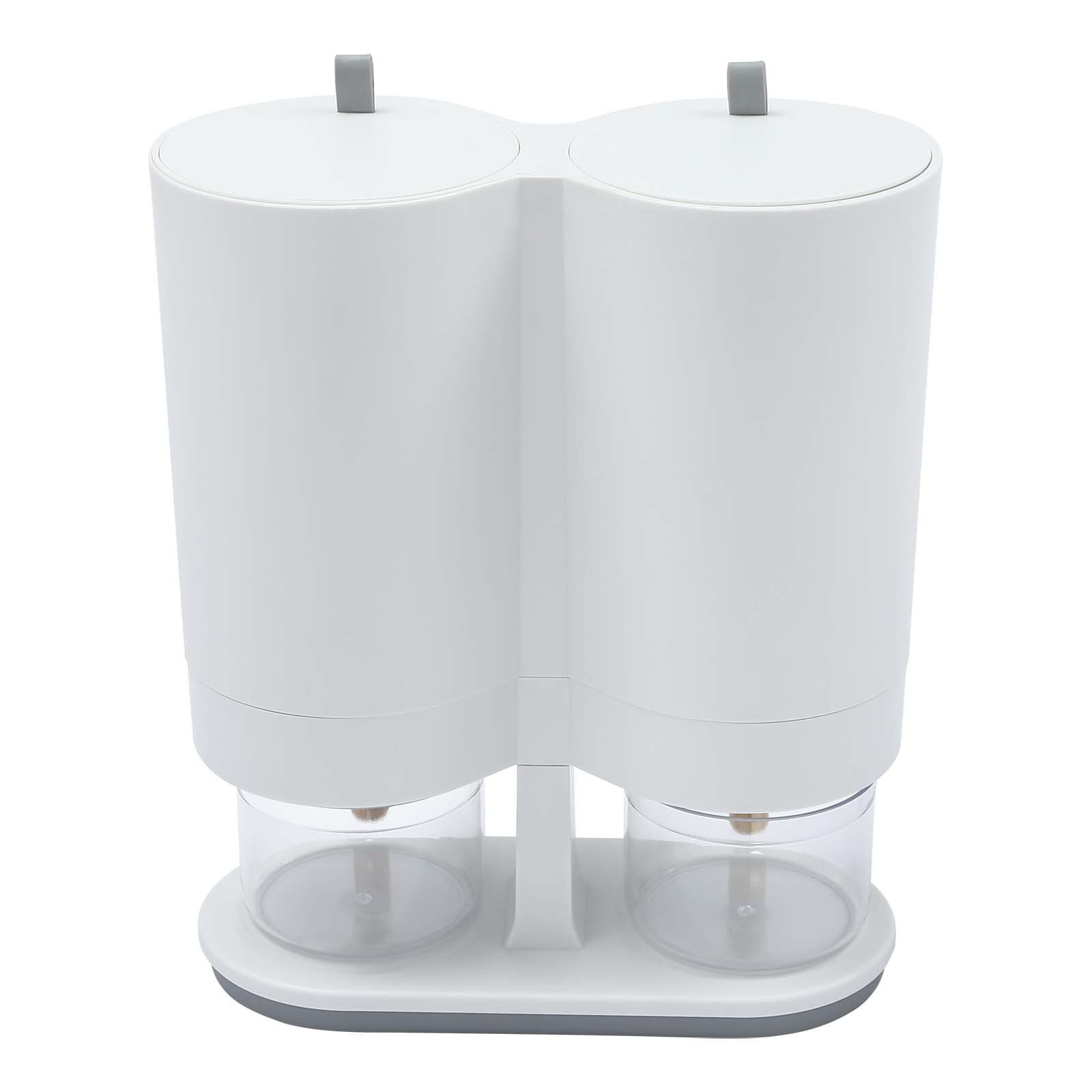 12*5.9*14.17 Free-standing Simple Modern Round Dual with Two Measuring Cups Rice Dispenser - Image 8