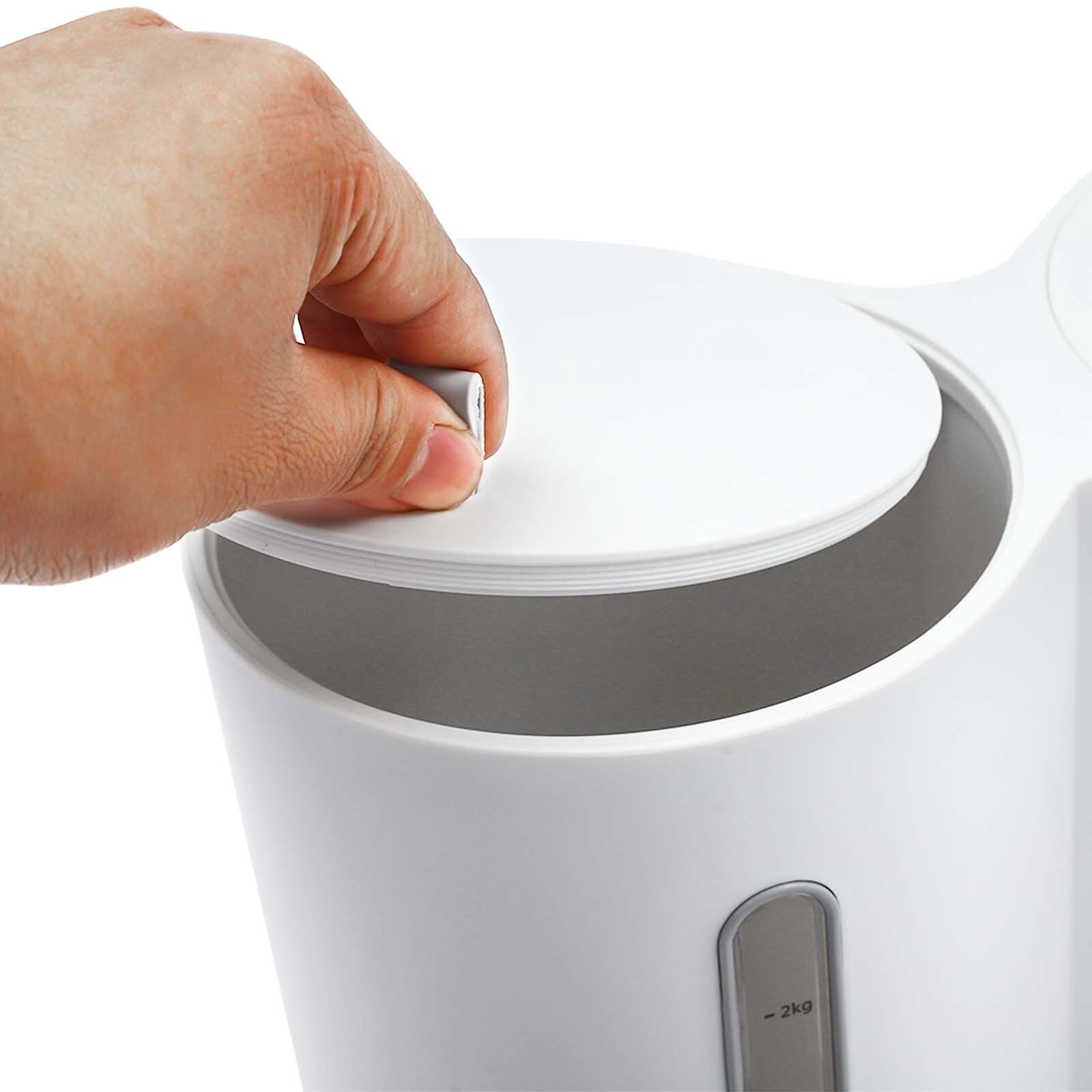 12*5.9*14.17 Free-standing Simple Modern Round Dual with Two Measuring Cups Rice Dispenser - Image 14