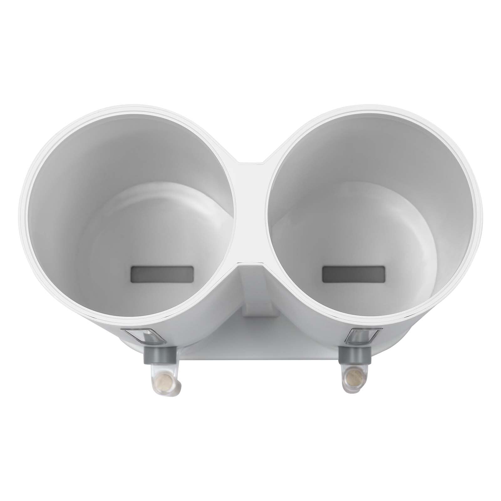 12*5.9*14.17 Free-standing Simple Modern Round Dual with Two Measuring Cups Rice Dispenser - Image 18