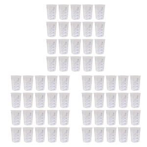 60Pcs Plastic Disposable Paint Mixing Cup Measurements Cups for Resin Epoxy pour 600ML