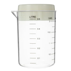 Transparent Oil Measuring Cup and Drink Dispenser for Accurate Rice and Liquid Measurement Kitchen Tool