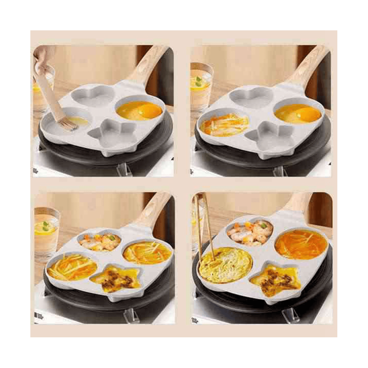 Frying Pot Pan Thickened Omelet Pan Non-Stick Egg Pancake Steak Pan Cooking Egg Ham Pans Breakfast Maker Cookware - Image 5