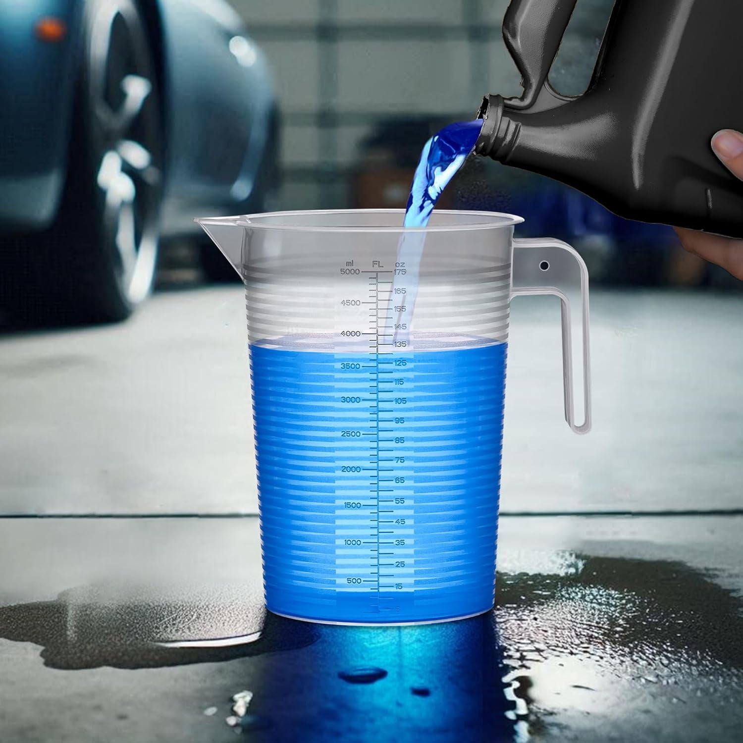 - Michelle 128-Ounce (1-Gallon, 4-Quart) Plastic Measuring Pitcher (2-Pack)