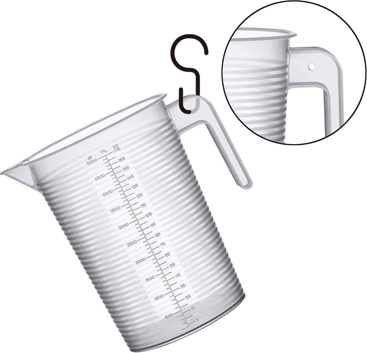- Michelle 128-Ounce (1-Gallon, 4-Quart) Plastic Measuring Pitcher (2-Pack) - Image 3