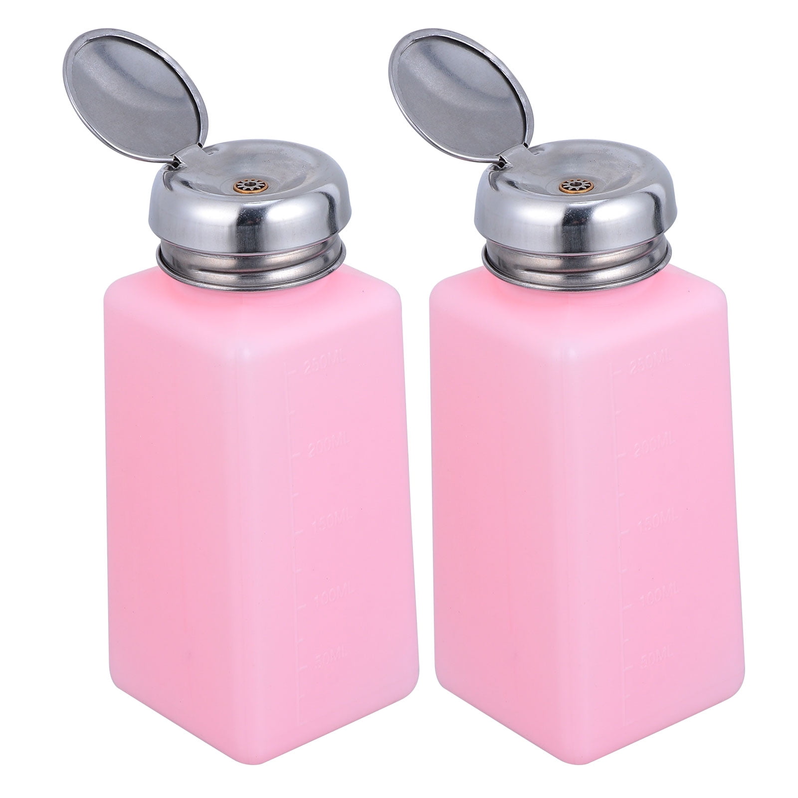 unbranded 2 Pcs Alcohol Jug Oil Spray Bottle Polish Remover Pump Liquid Pink - Image 7