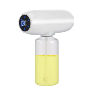 Electric Oil Sprayers Bottle 300Ml Cooking Oil Dispensers Olive Oil Butters Sprayers for Kitchen Bbq Salad,1 x Oil Sprayers 1 x charging cable,White