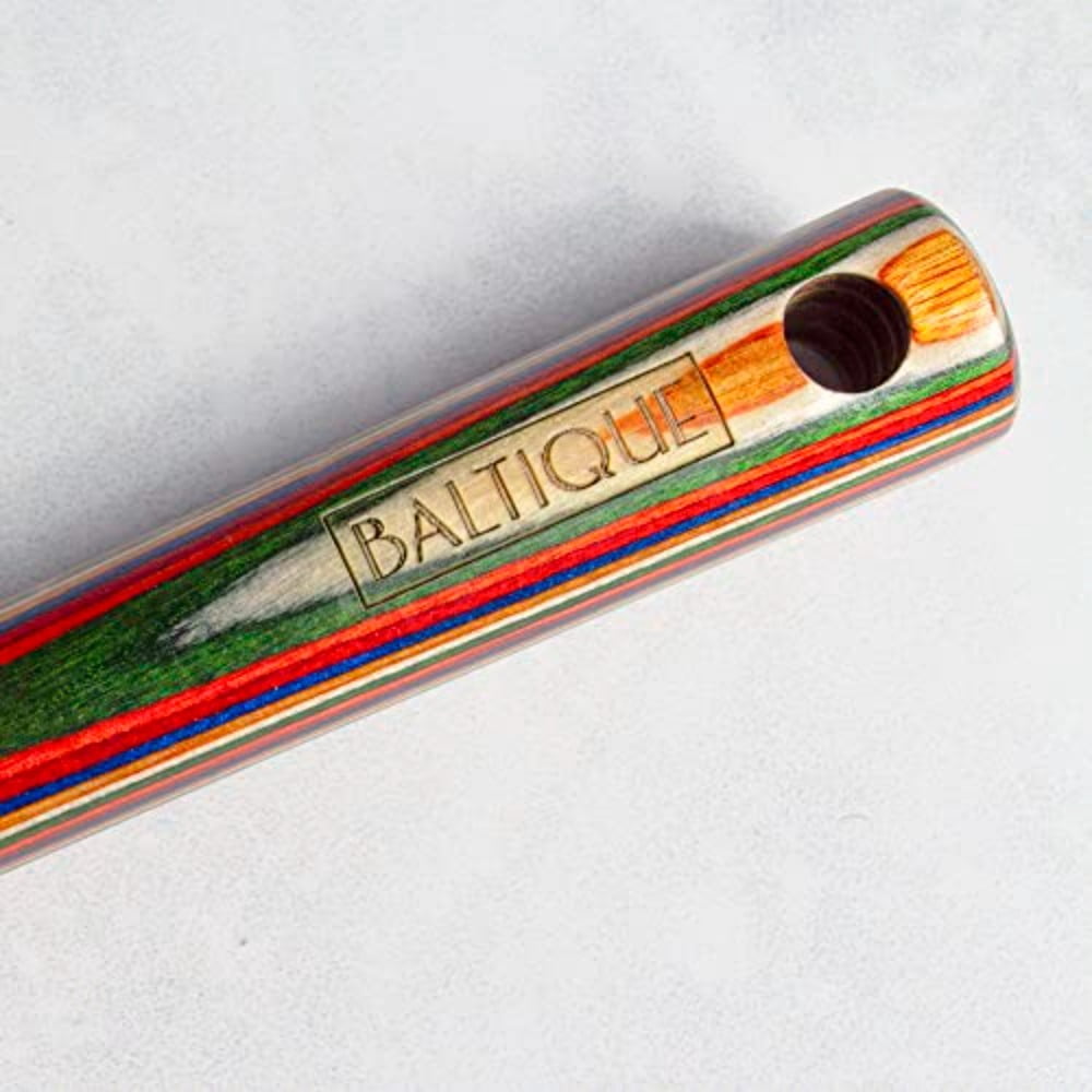 Baltique Marrakesh Collection 4-Piece Measuring Cup Set Stainless Steel Measuring Cups with Wooden Handles for Cooking and Baking - Image 7