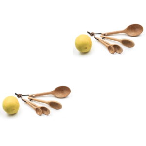 2 Pack Large Measuring Cups Nesting Spoons Precise Measurement